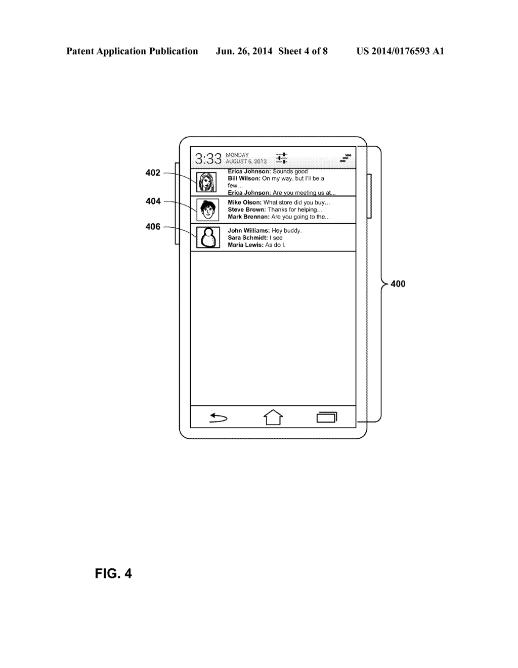 MOBILE DEVICE USER INTERFACE HAVING ENHANCED VISUAL CHARACTERISTICS - diagram, schematic, and image 05