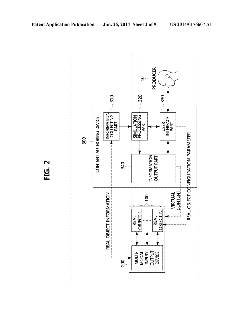 SIMULATION SYSTEM FOR MIXED REALITY CONTENT - diagram, schematic, and image 03