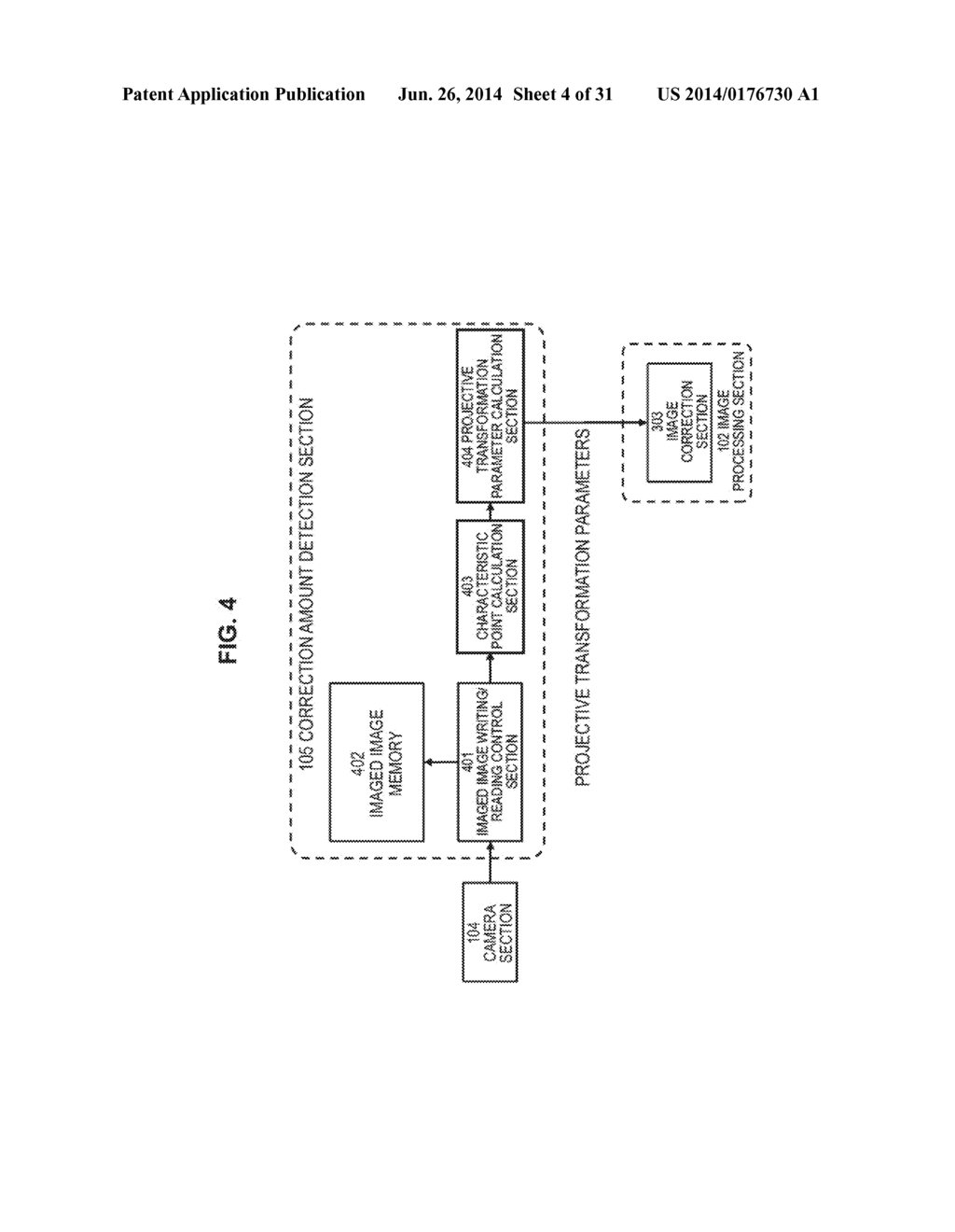 PROJECTION-TYPE IMAGE DISPLAY DEVICE, IMAGE PROJECTION METHOD, AND     COMPUTER PROGRAM - diagram, schematic, and image 05