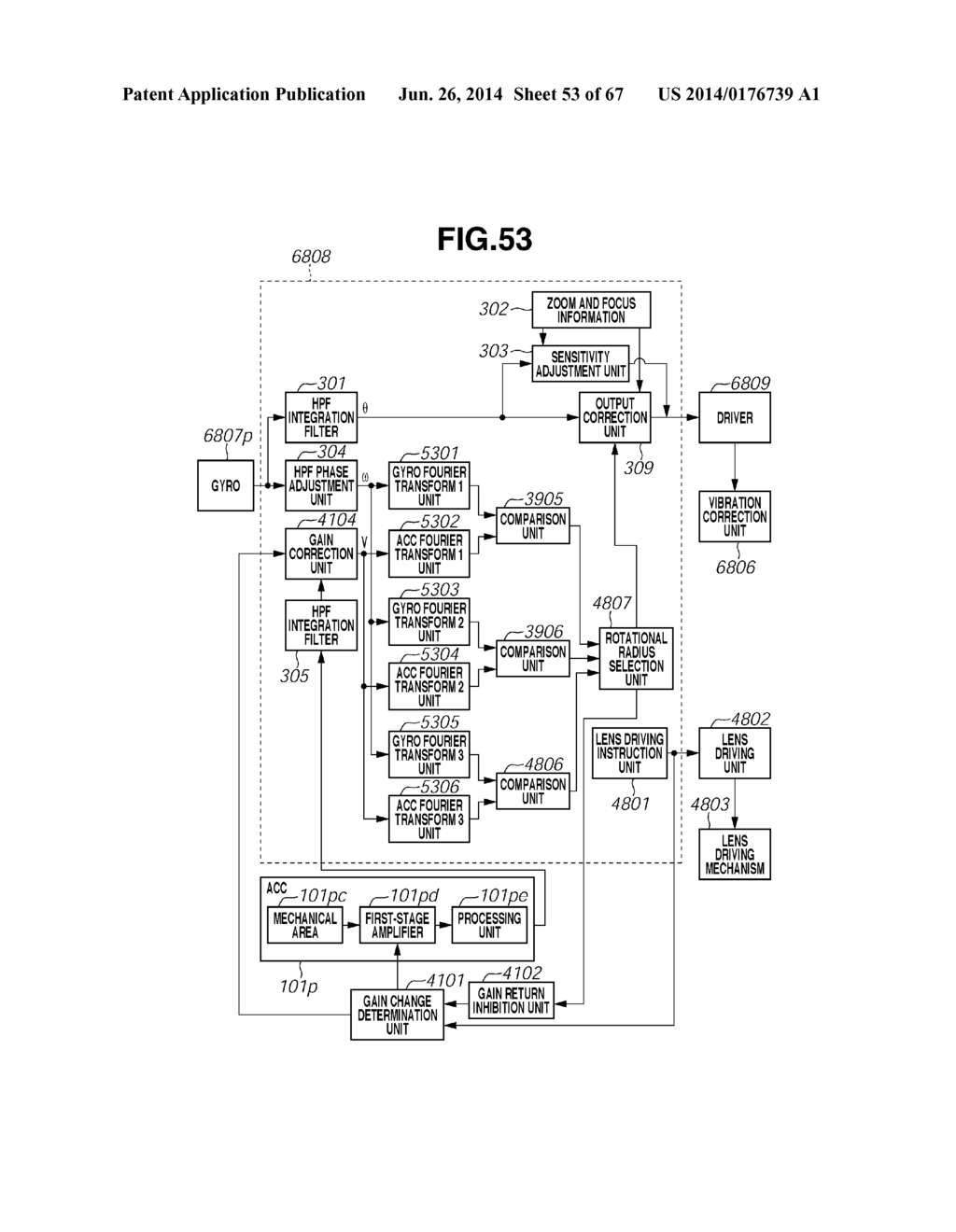 IMAGE STABILIZATION CONTROL APPARATUS AND IMAGING APPARATUS - diagram, schematic, and image 54