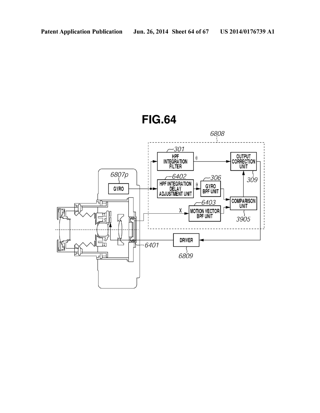 IMAGE STABILIZATION CONTROL APPARATUS AND IMAGING APPARATUS - diagram, schematic, and image 65