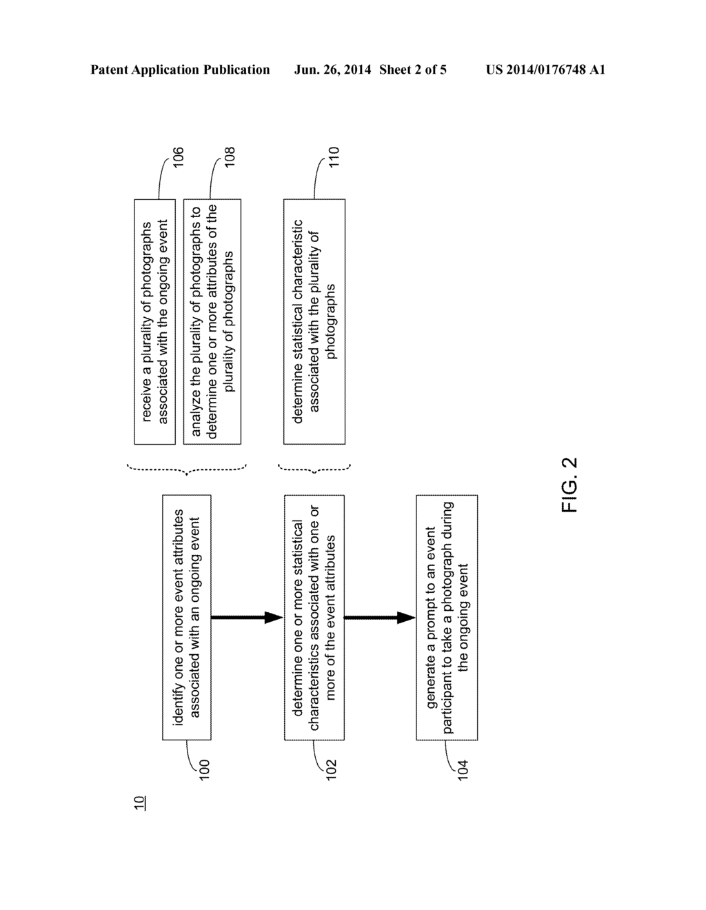 METHOD FOR PROMPTING PHOTOGRAPHS OF EVENTS - diagram, schematic, and image 03