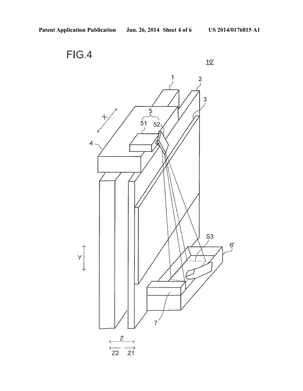 Video Projection Device and Video Display Device - diagram, schematic, and image 05