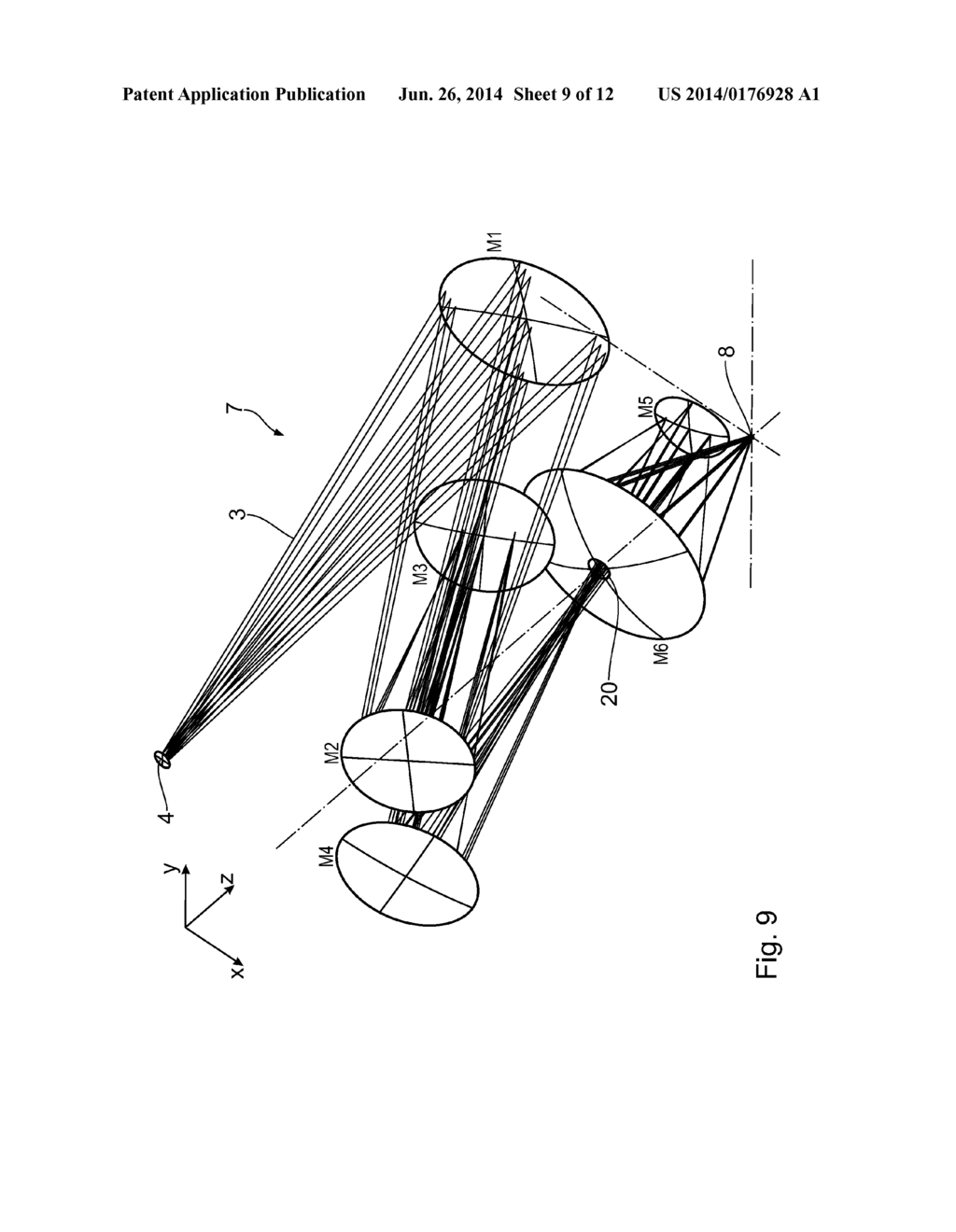 IMAGING CATOPTRIC EUV PROJECTION OPTICAL UNIT - diagram, schematic, and image 10