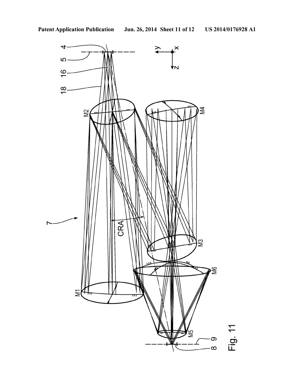 IMAGING CATOPTRIC EUV PROJECTION OPTICAL UNIT - diagram, schematic, and image 12