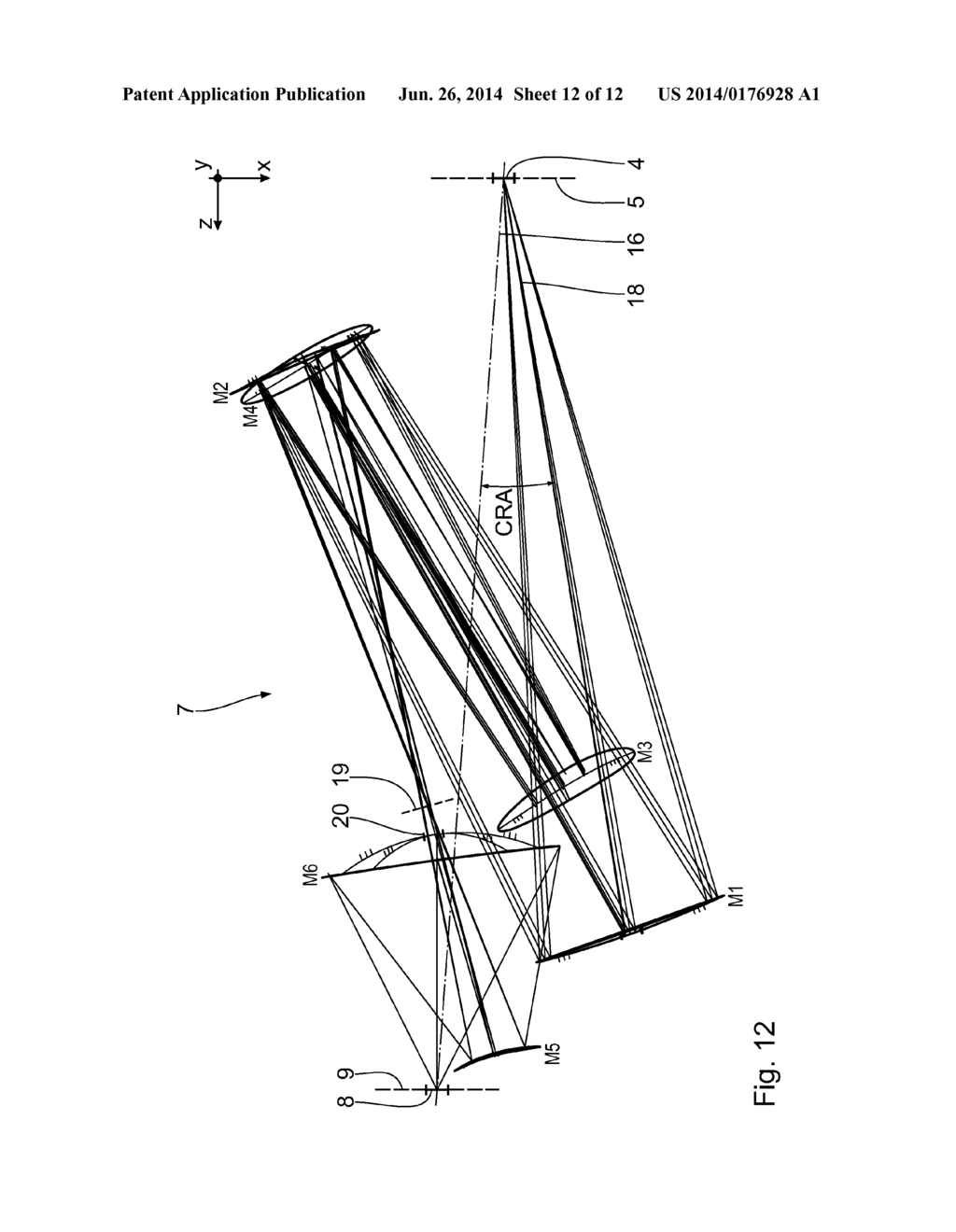 IMAGING CATOPTRIC EUV PROJECTION OPTICAL UNIT - diagram, schematic, and image 13