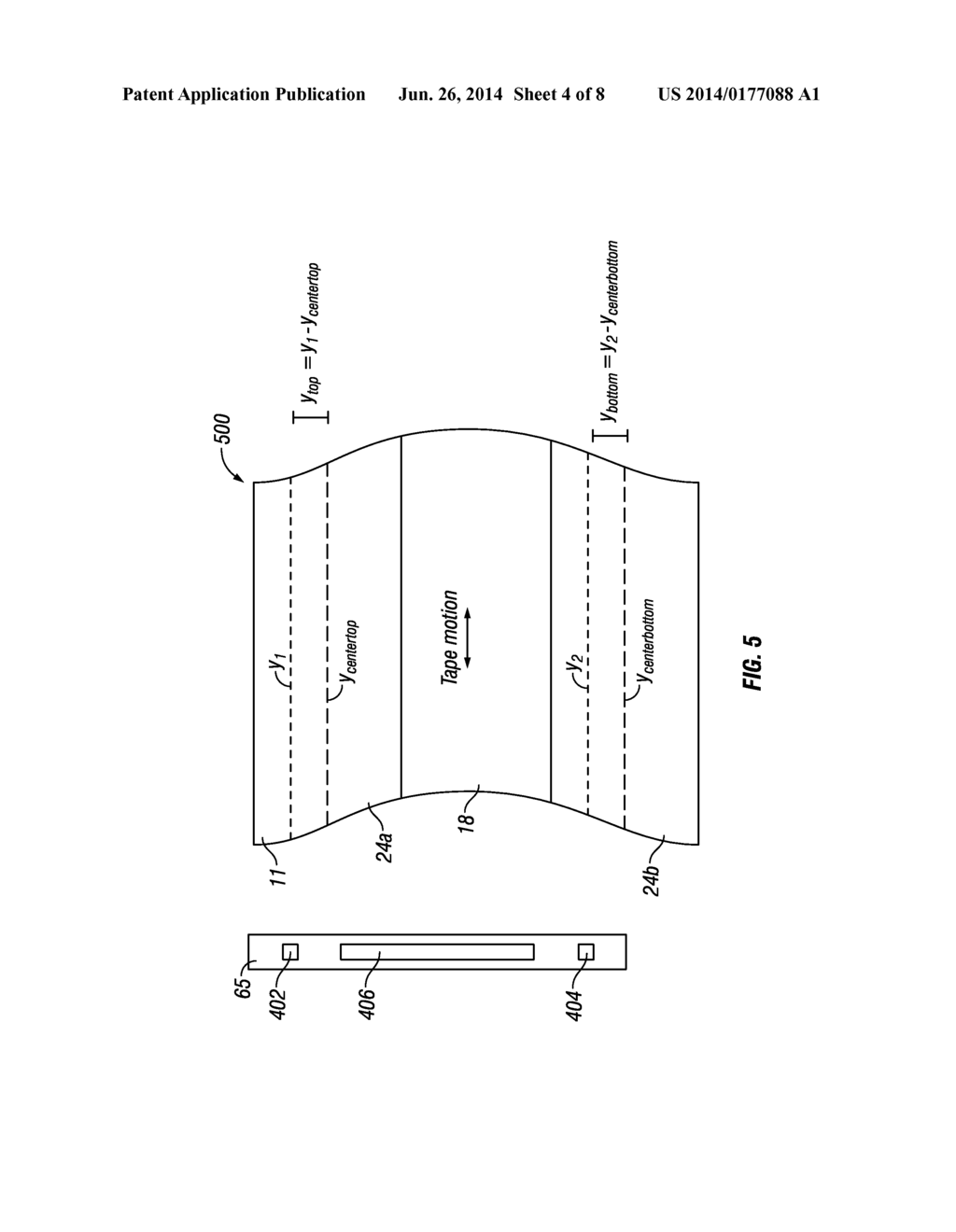 CUSTOMIZING A RANGE OF ACCEPTABLE TAPE DIMENSIONAL STABILITY WRITE     CONDITIONS - diagram, schematic, and image 05