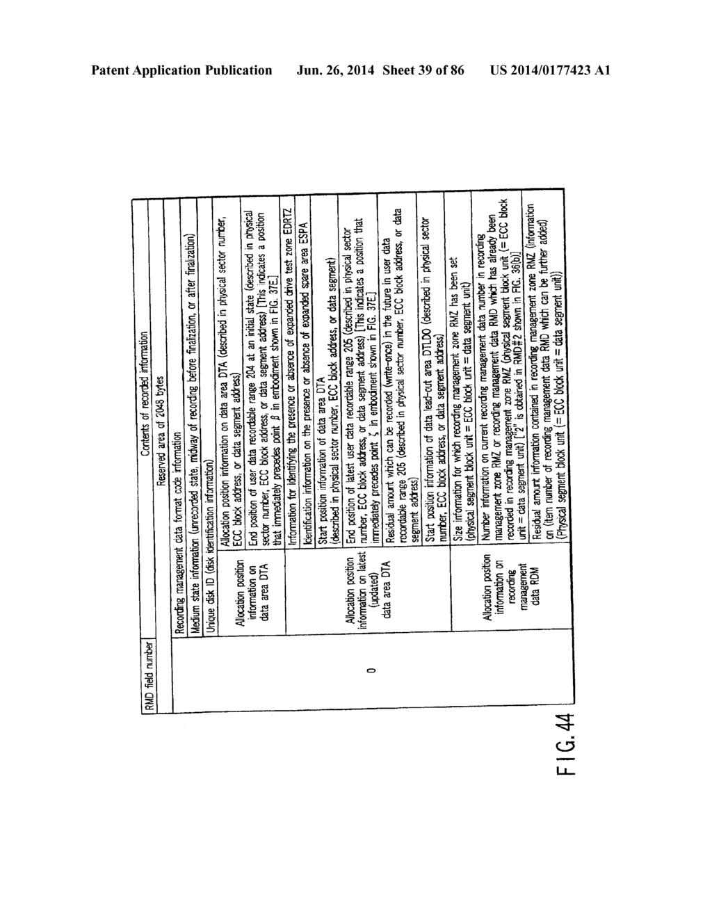 INFORMATION STORAGE MEDIUM, REPRODUCING METHOD, AND RECORDING METHOD - diagram, schematic, and image 40