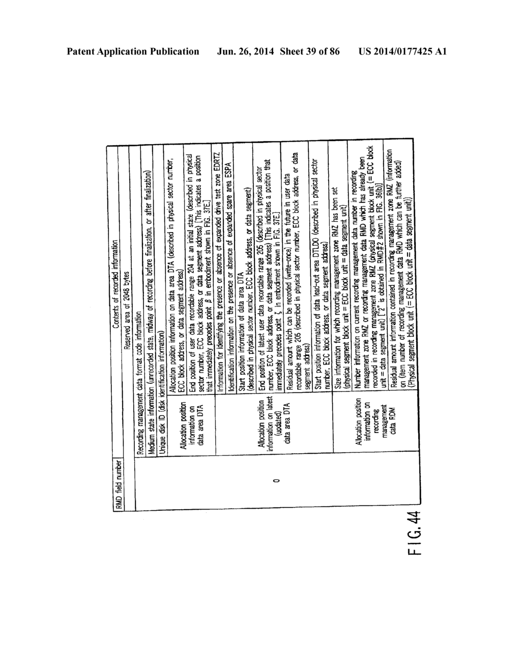 INFORMATION STORAGE MEDIUM, REPRODUCING METHOD, AND RECORDING METHOD - diagram, schematic, and image 40