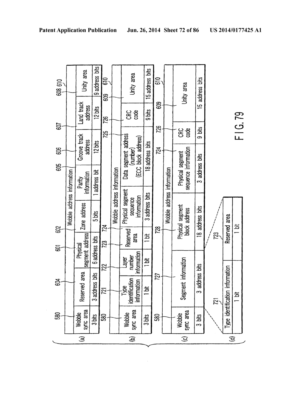 INFORMATION STORAGE MEDIUM, REPRODUCING METHOD, AND RECORDING METHOD - diagram, schematic, and image 73