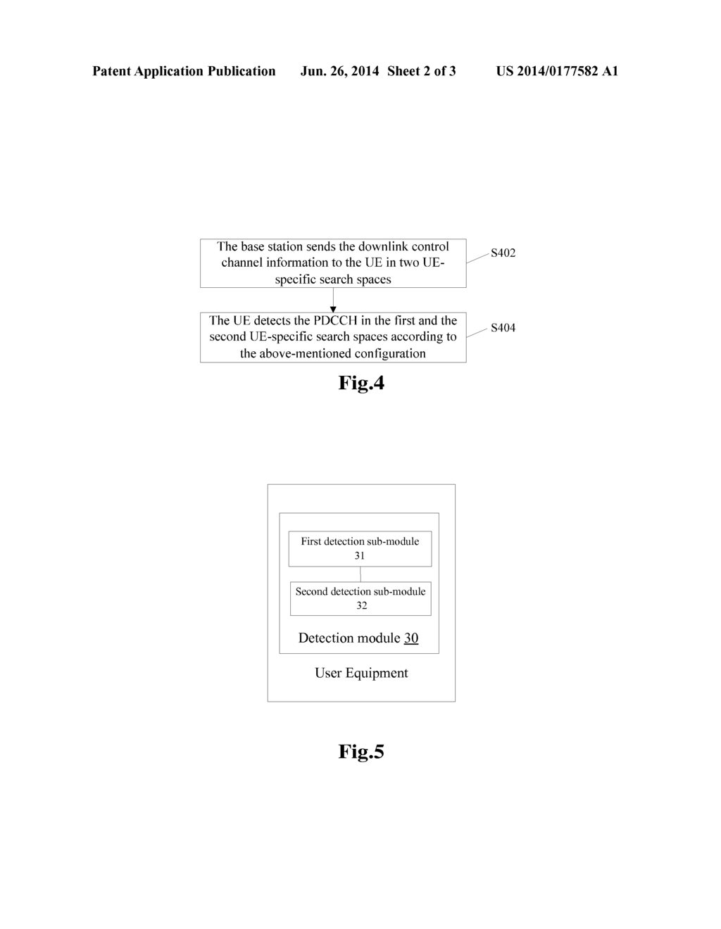 METHOD FOR DETECTING DOWNLINK CONTROL CHANNEL, USER EQUIPMENT, AND BASE     STATION - diagram, schematic, and image 03