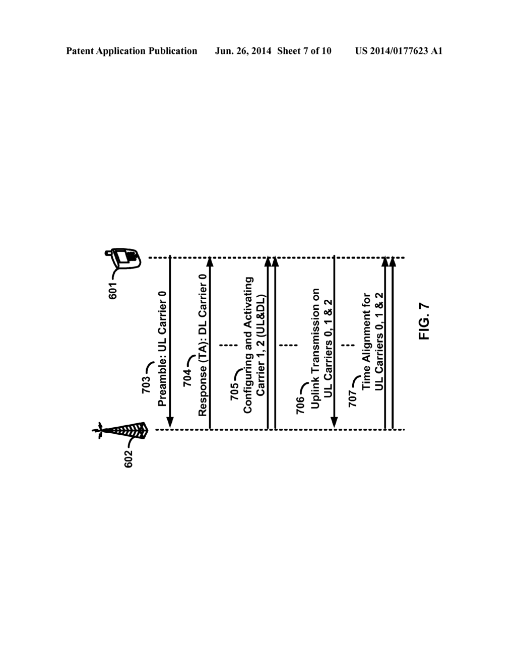 Transmission Timing in a Carrier Group - diagram, schematic, and image 08