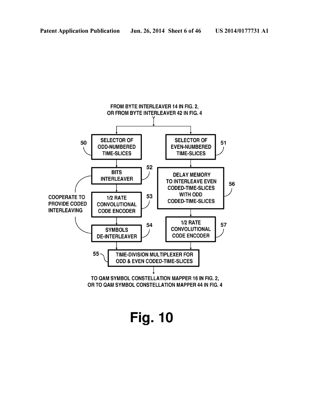 Remedying low densities of ONEs in transmission and reception of digital     television signals - diagram, schematic, and image 07