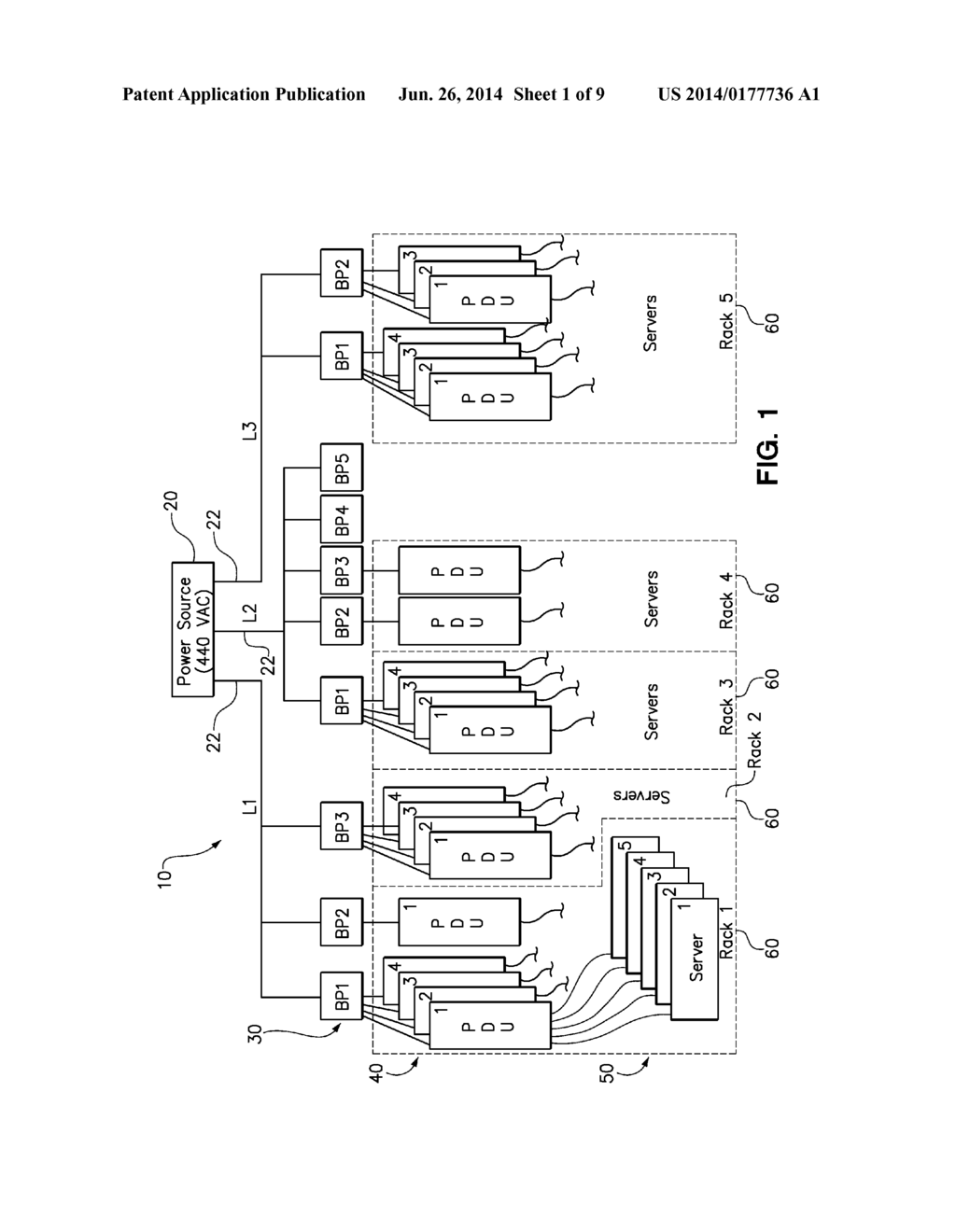 POWER DISTRIBUTION SYSTEM UTILIZING DIGITAL COMMUNICATIONS TO DETERMINE     THE CONFIGURATION THEREOF - diagram, schematic, and image 02