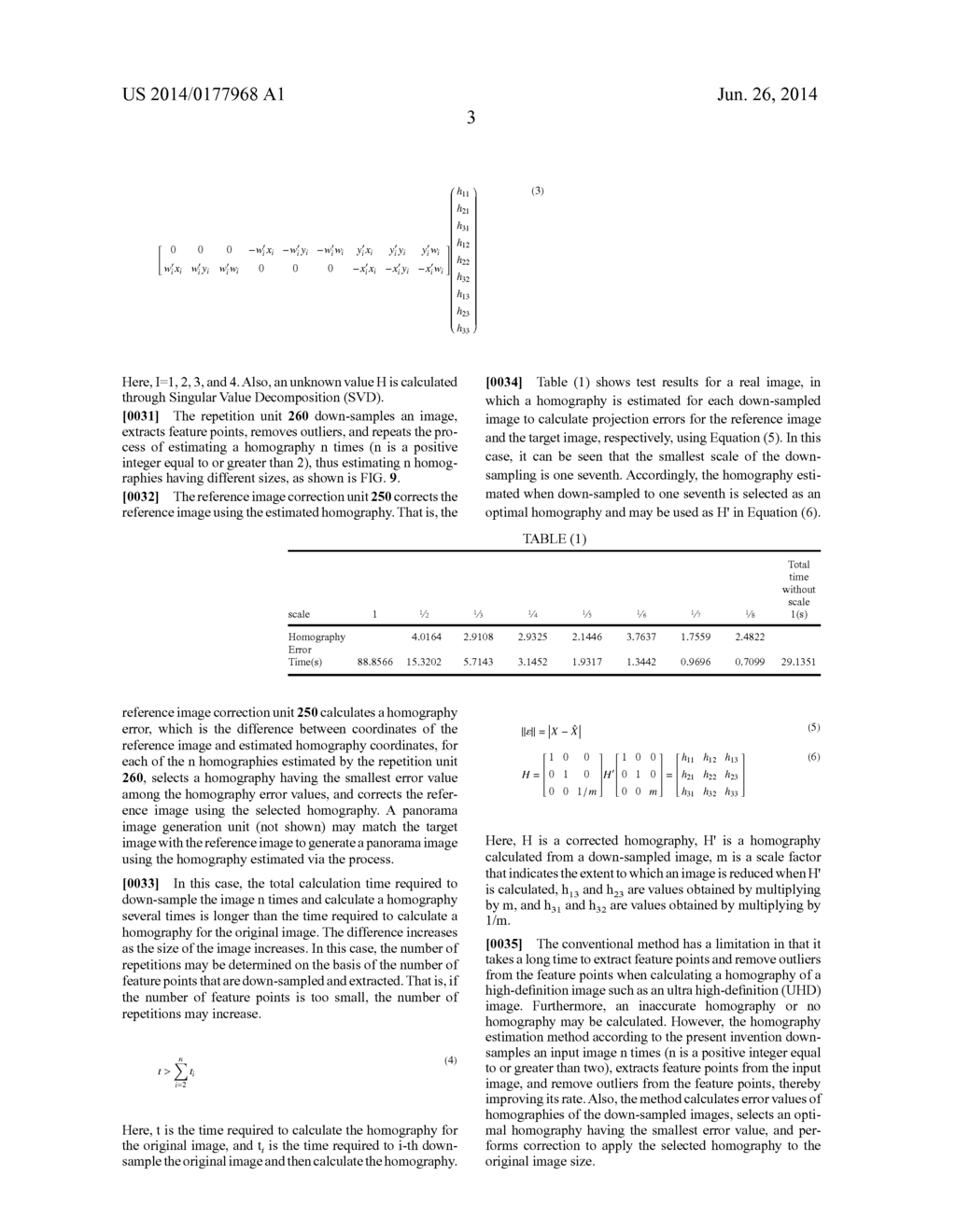 HOMOGRAPHY ESTIMATION APPARATUS AND METHOD - diagram, schematic, and image 14