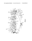 SYSTEM AND APPARATUS FOR TONER CHARGING USING CHARGE/METERING BLADE HAVING     AN ADJUSTABLE NIP diagram and image