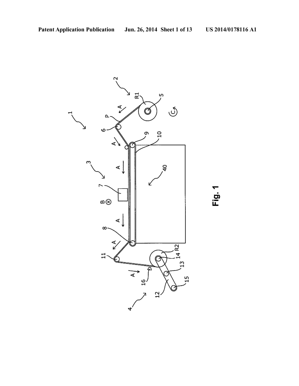 RECORDING DEVICE, TAKE-UP DEVICE, AND METHOD FOR TAKING UP RECORDING     MEDIUM - diagram, schematic, and image 02