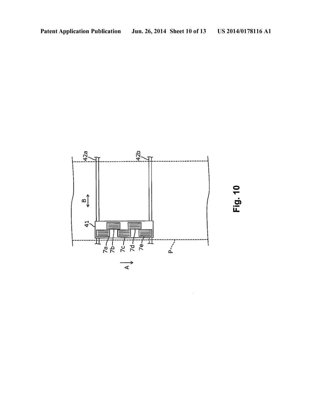 RECORDING DEVICE, TAKE-UP DEVICE, AND METHOD FOR TAKING UP RECORDING     MEDIUM - diagram, schematic, and image 11