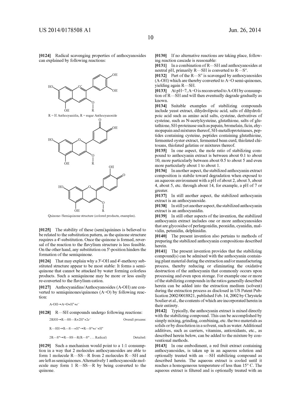 STABILIZED ANTHOCYANIN COMPOSITIONS - diagram, schematic, and image 39