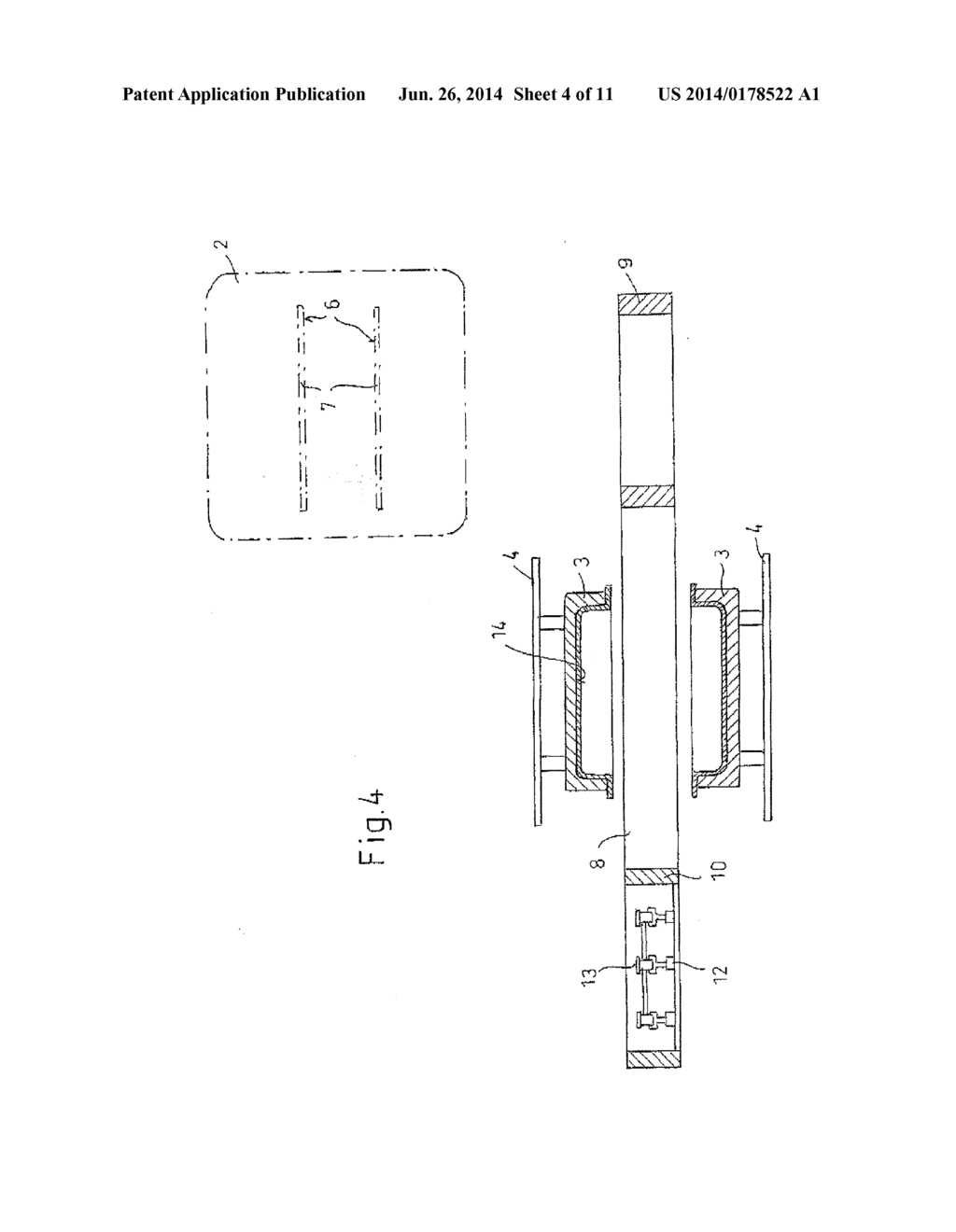 METHOD FOR PRODUCING HOLLOW BODIES FROM THERMOPLASTIC MATERIAL AND DEVICE     FOR CARRYING OUT THE METHOD - diagram, schematic, and image 05