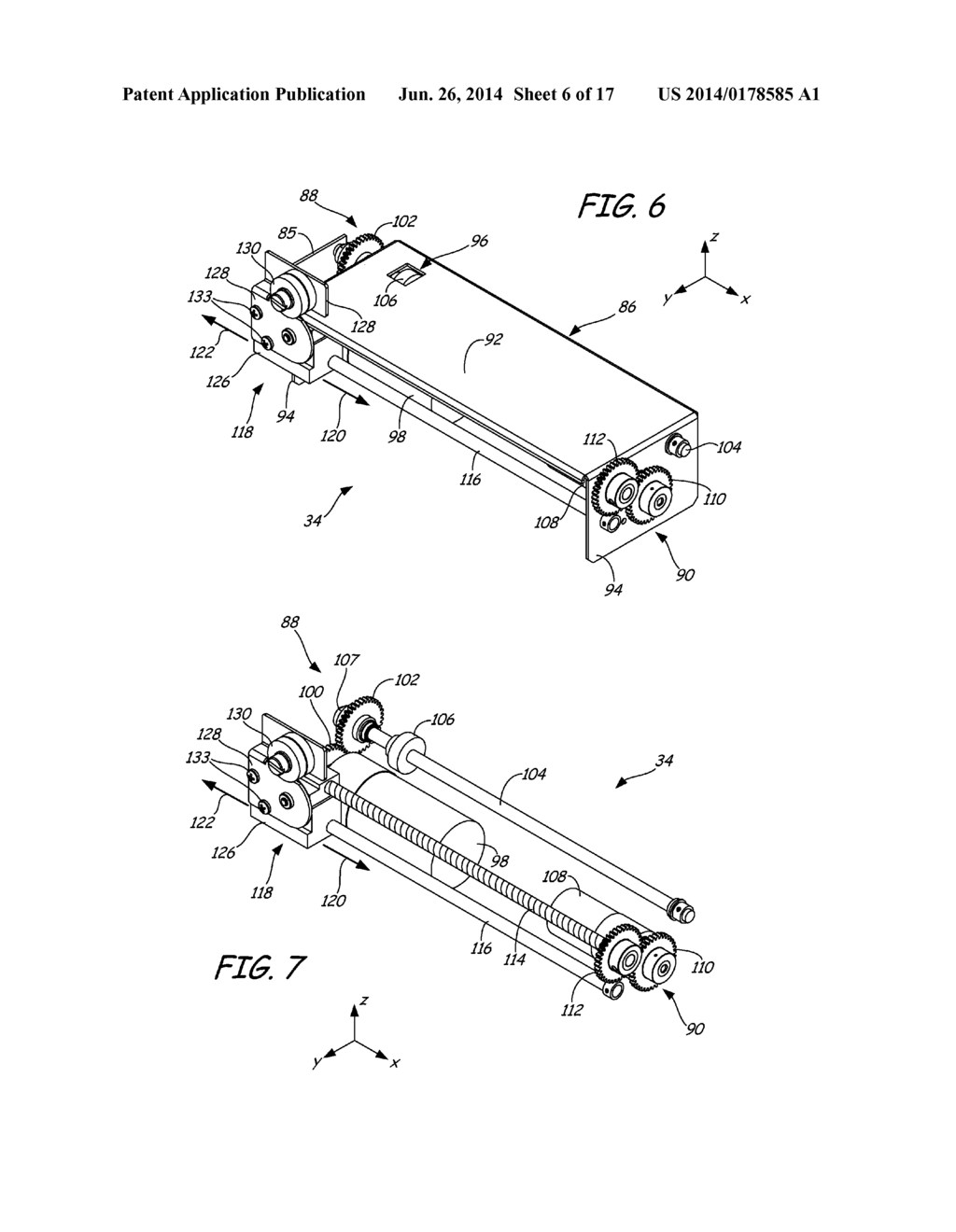 AUTOMATED ADDITIVE MANUFACTURING SYSTEM FOR PRINTING THREE-DIMENSIONAL     PARTS, PRINTING FARM THEREOF, AND METHOD OF USE THEREOF - diagram, schematic, and image 07