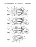 METHOD AND DEVICE FOR PRODUCING INJECTION-MOLDED PARTS BY A TWO-COMPONENT     INJECTION-MOLDING TECHNIQUE AND INJECTION-MOLDED PART diagram and image