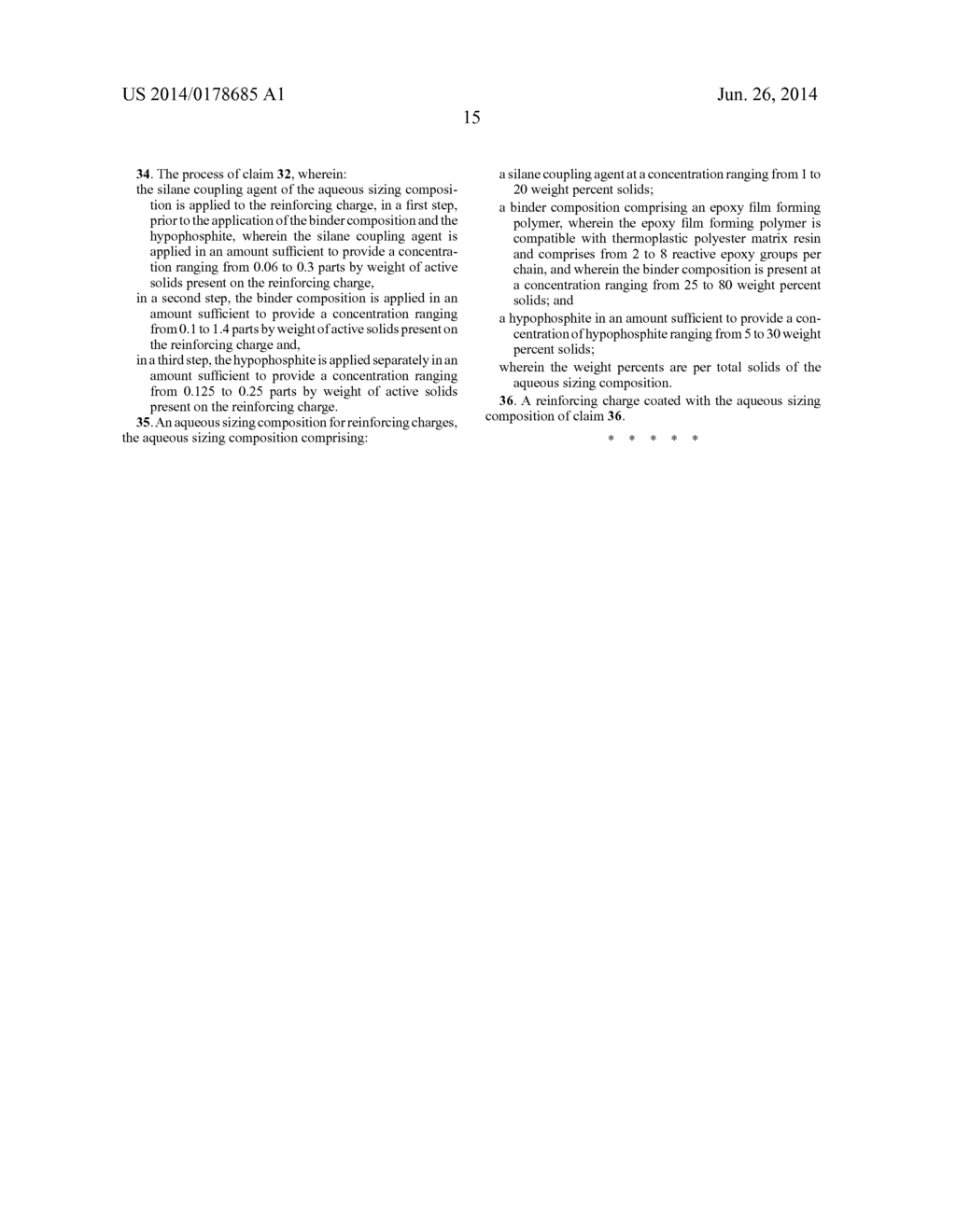 Sizing Composition for Charges Used in Thermoplastic Polymeric Material     Reinforcement, Reinforced Polymeric Materials and Method of Manufacture - diagram, schematic, and image 18