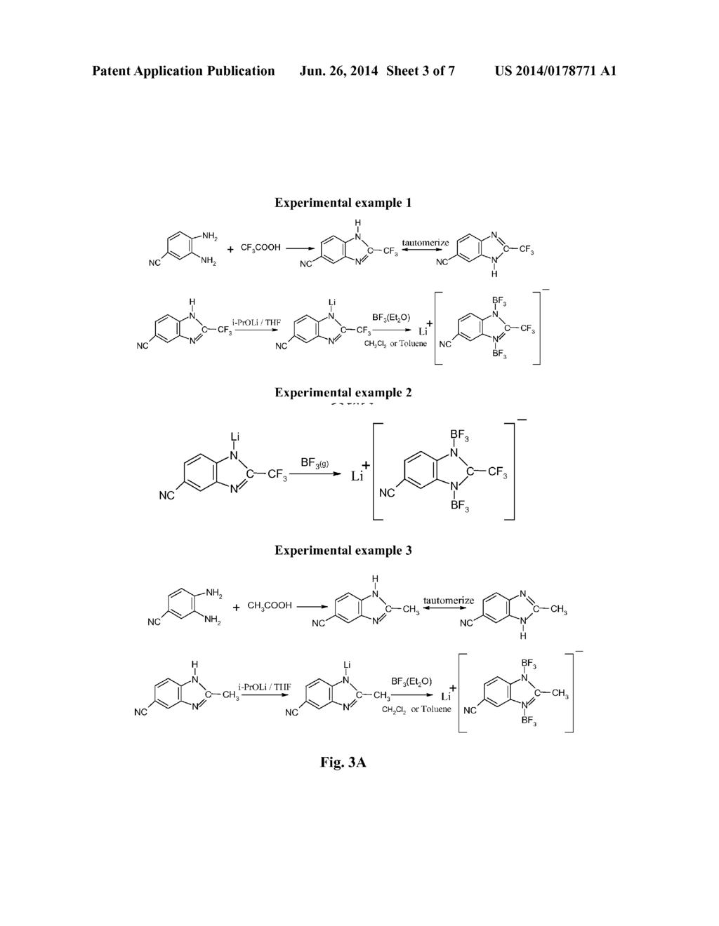 CYANO-BENZIMIDAZOLE SALTS FOR ELECTROCHEMICAL CELLS AND METHOD FOR     SYNTHESIS THEREOF - diagram, schematic, and image 04