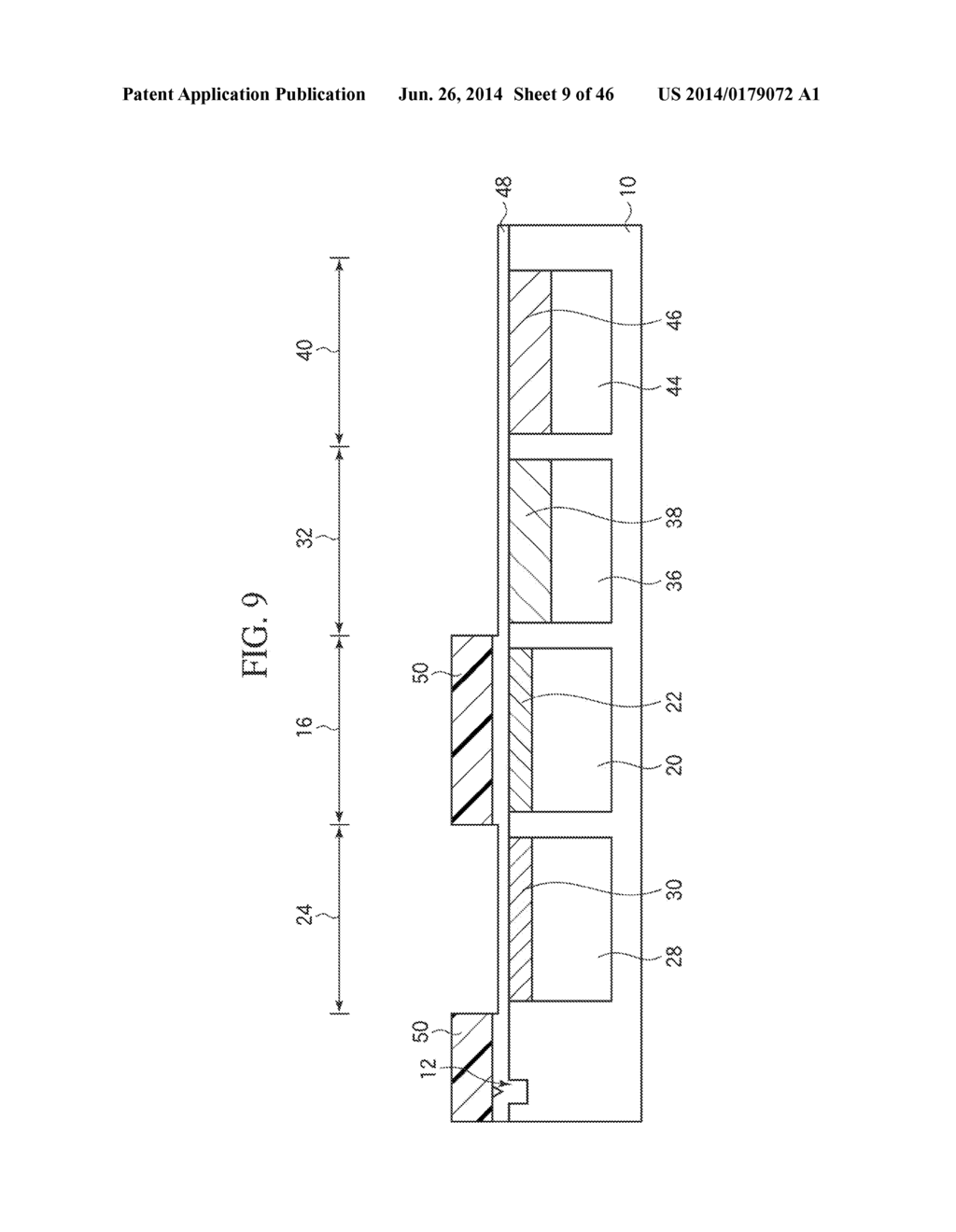 SEMICONDUCTOR DEVICE HAVING EPITAXIAL SEMICONDUCTOR LAYER ABOVE IMPURITY     LAYER - diagram, schematic, and image 10