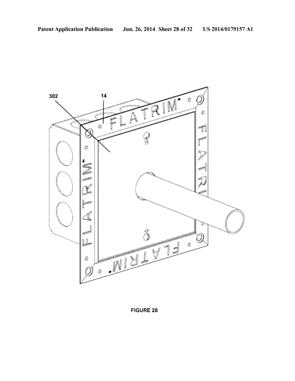 DEVICES FOR MOUNTING ELECTRICAL, AUDIO, AND VIDEO INSTALLATIONS TO WALLS     AND OTHER FLAT SURFACES - diagram, schematic, and image 29