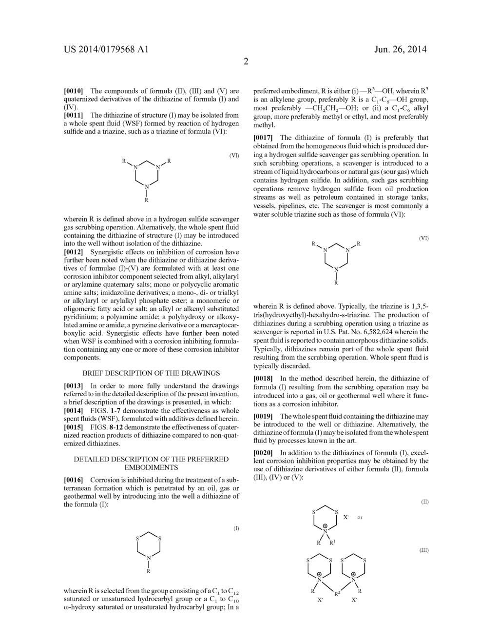 Method of Using Dithiazines and Derivatives Thereof in the Treatment of     Wells - diagram, schematic, and image 15