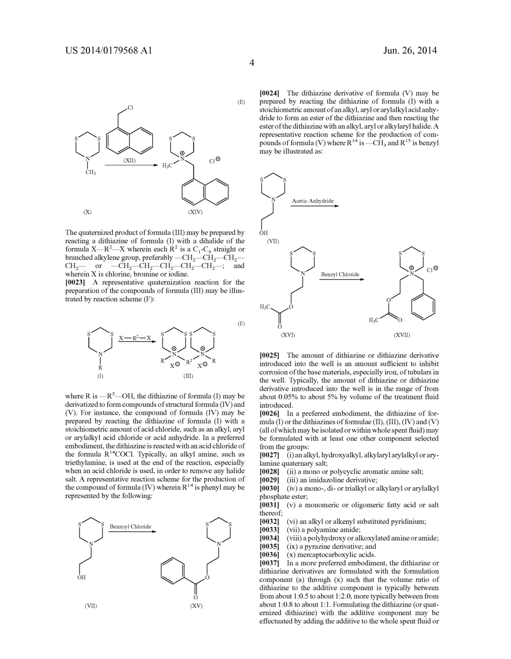Method of Using Dithiazines and Derivatives Thereof in the Treatment of     Wells - diagram, schematic, and image 17