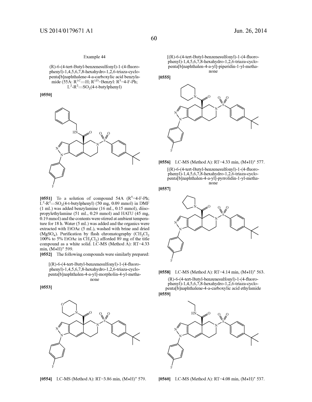 FUSED RING AZADECALIN GLUCOCORTICOID RECEPTOR MODULATORS - diagram, schematic, and image 61