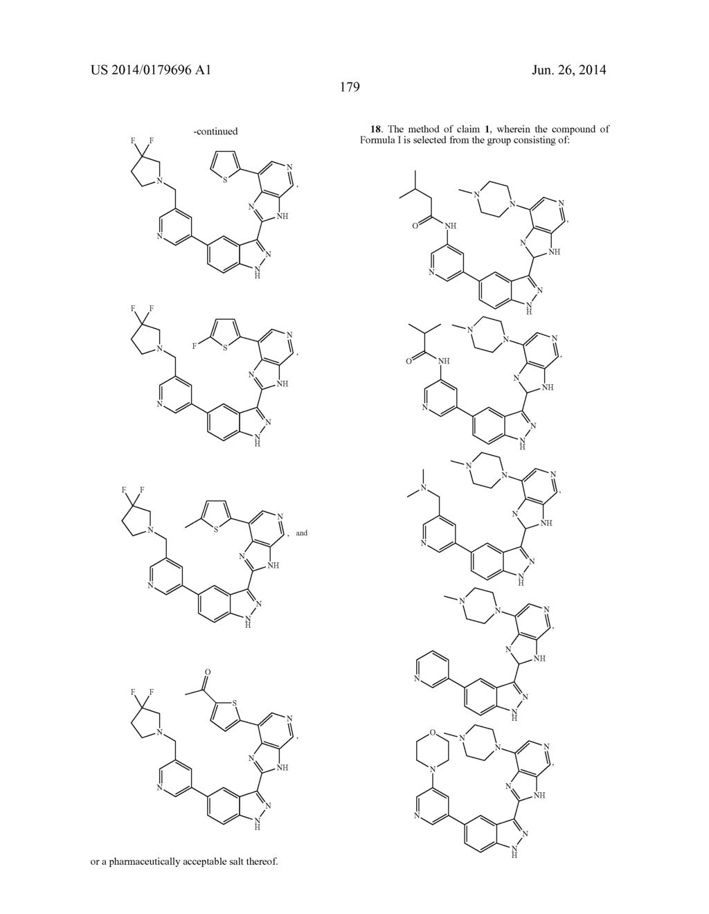 INDAZOLE INHIBITORS OF THE WNT SIGNAL PATHWAY AND THERAPEUTIC USES THEREOF - diagram, schematic, and image 180