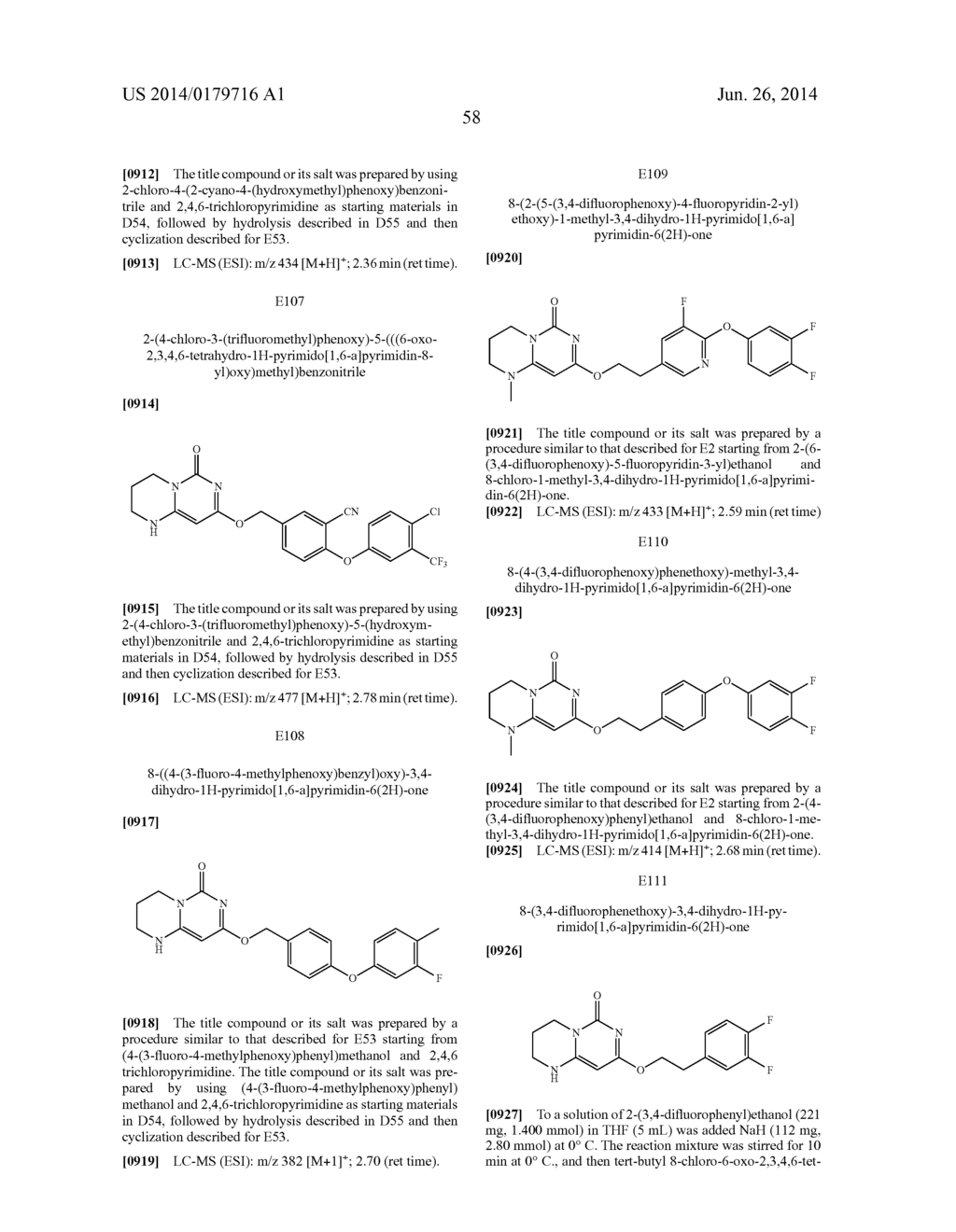 BICYCLIC PYRIMIDONE COMPOUNDS - diagram, schematic, and image 59