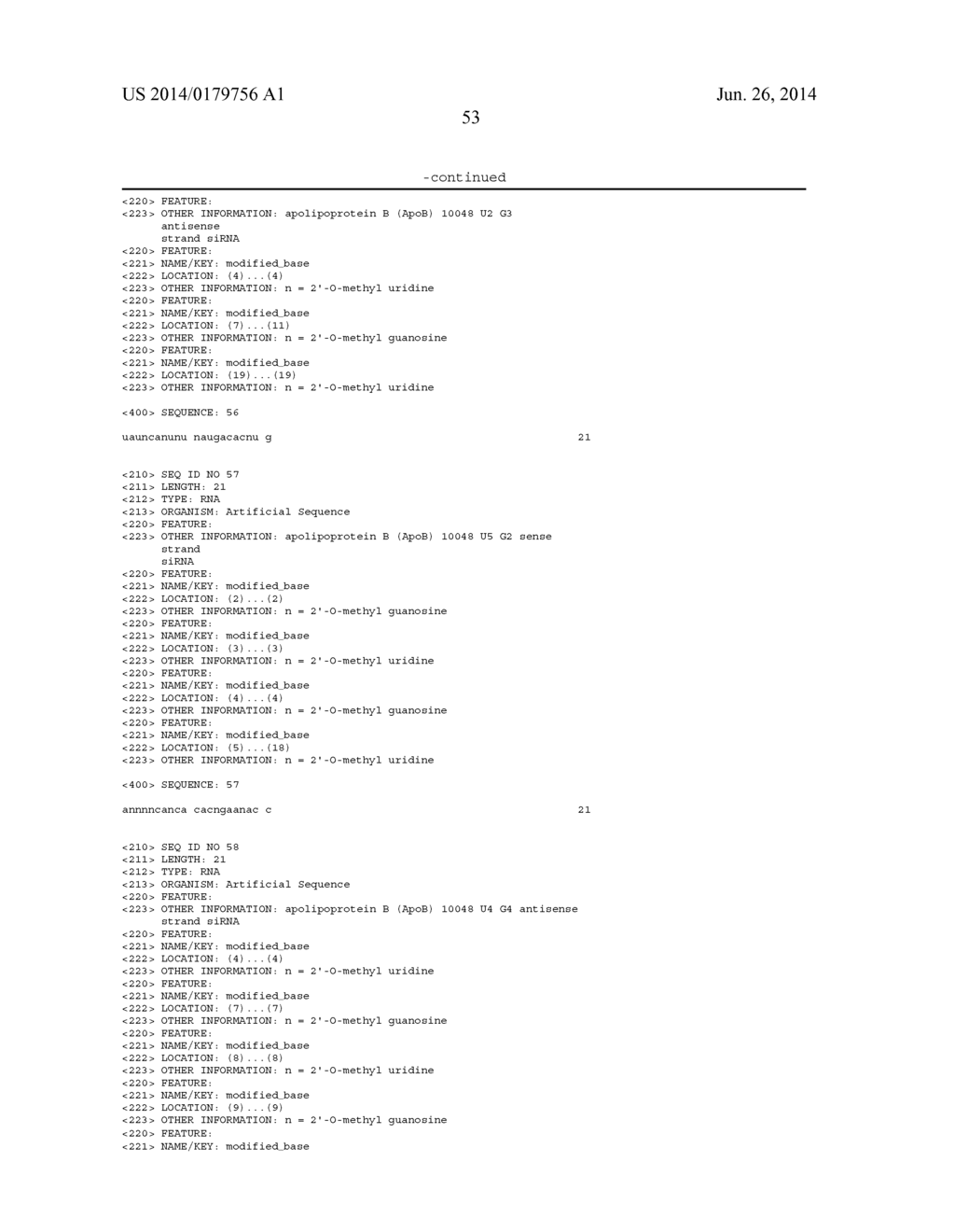 MODIFIED SIRNA MOLECULES AND USES THEREOF - diagram, schematic, and image 81