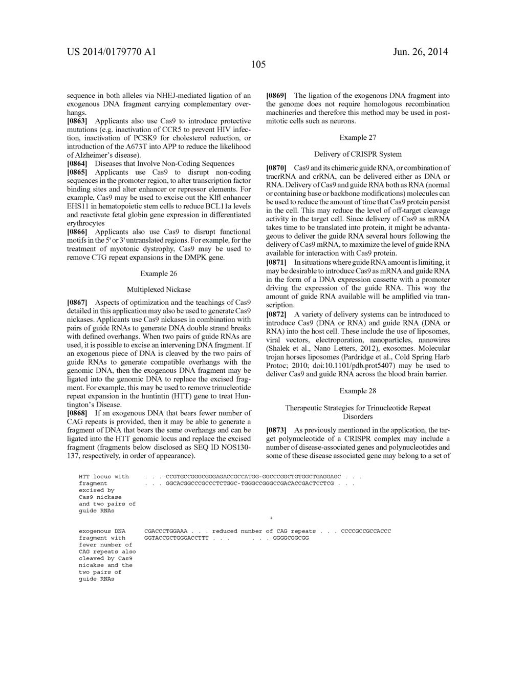 DELIVERY, ENGINEERING AND OPTIMIZATION OF SYSTEMS, METHODS AND     COMPOSITIONS FOR SEQUENCE MANIPULATION AND THERAPEUTIC APPLICATIONS - diagram, schematic, and image 215