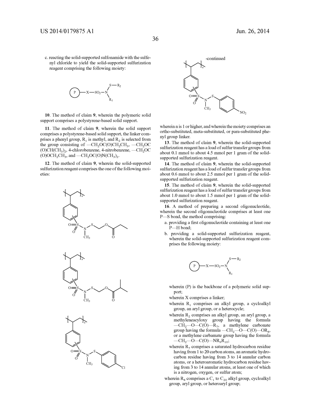 SULFURIZATION REAGENTS ON SOLID SUPPORTS - diagram, schematic, and image 37