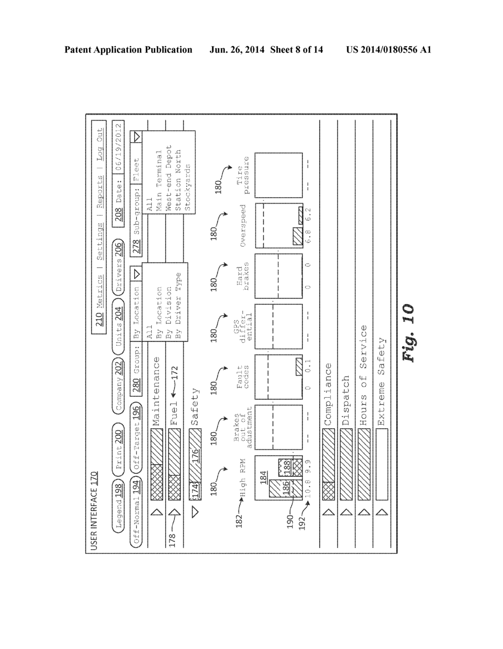 METRICS-BASED TRANSPORT VEHICLE FLEET SAFETY - diagram, schematic, and image 09