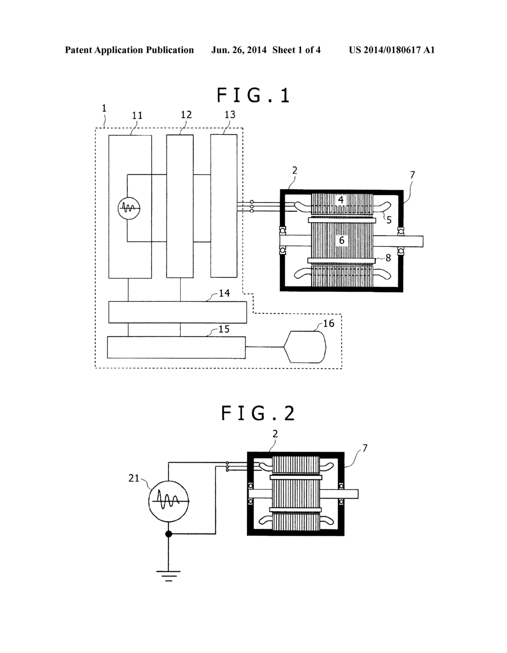 INVERTER-DRIVEN ROTARY ELECTRIC MACHINE, PHASE-TO-PHASE INSULATION PARTIAL     DISCHARGE INSPECTION METHOD AND PHASE-TO-PHASE INSULATION PARTIAL     DISCHARGE INSPECTION APPARATUS - diagram, schematic, and image 02