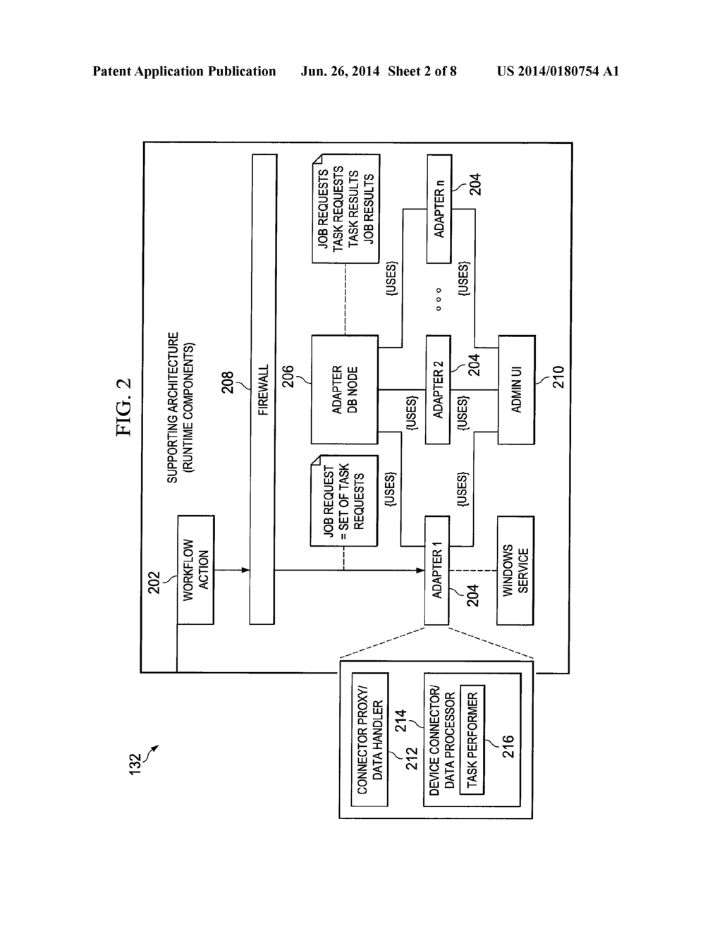 Workflow System and Method for Single Call Batch Processing of Collections     of Database Records - diagram, schematic, and image 03