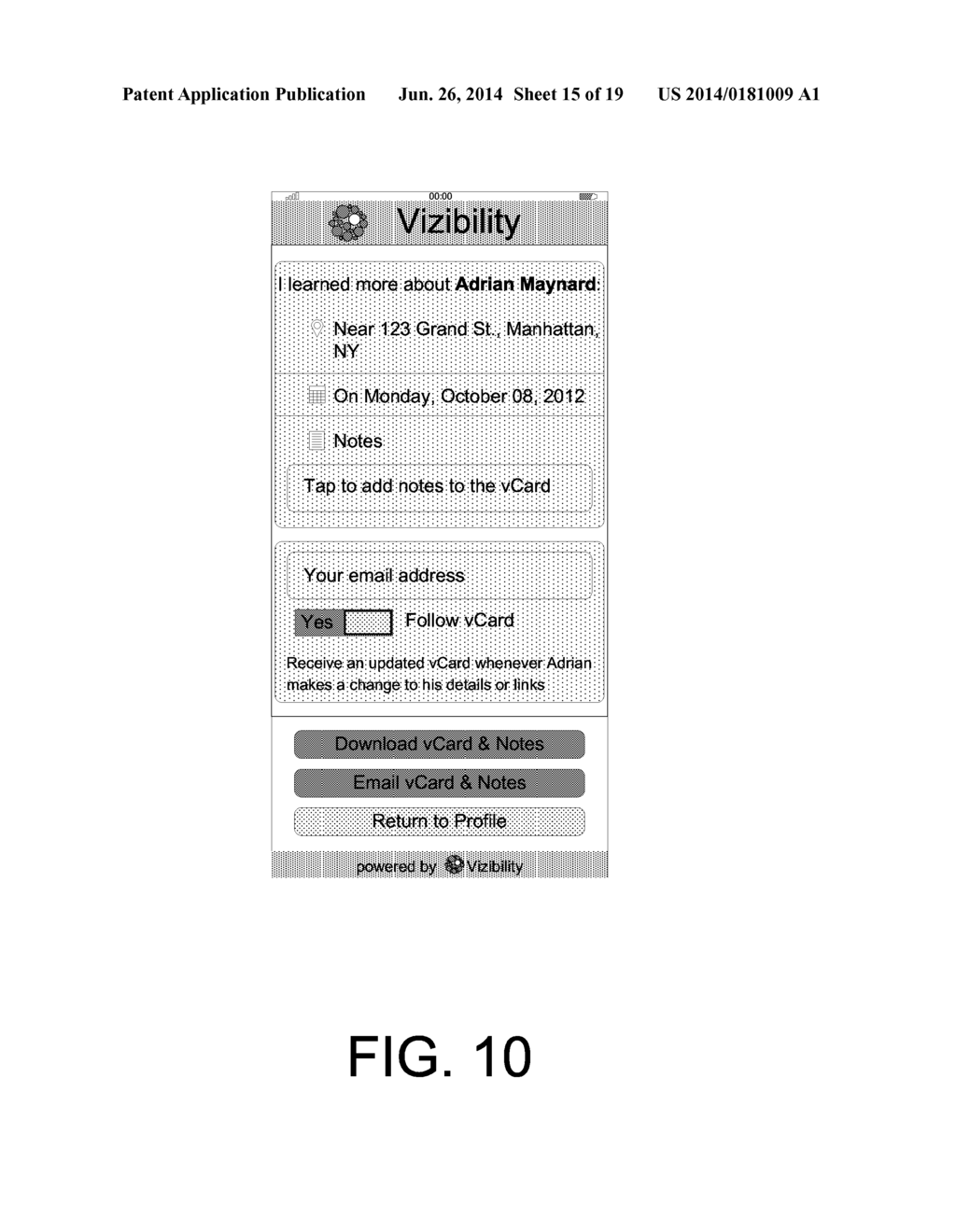 SYSTEM AND METHOD FOR FOLLOWING UPDATED PRE-AUTHORIZED CONTACT DATA - diagram, schematic, and image 16