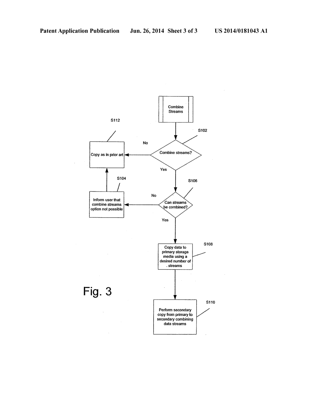 COMBINED STREAM AUXILIARY COPY SYSTEM AND METHOD - diagram, schematic, and image 04