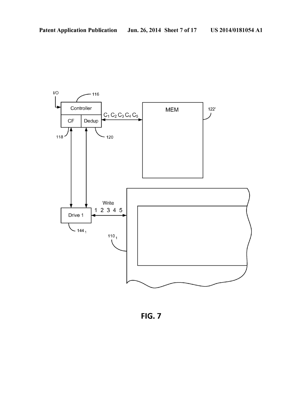 DATA DEDUPLICATION IN A REMOVABLE STORAGE DEVICE - diagram, schematic, and image 08