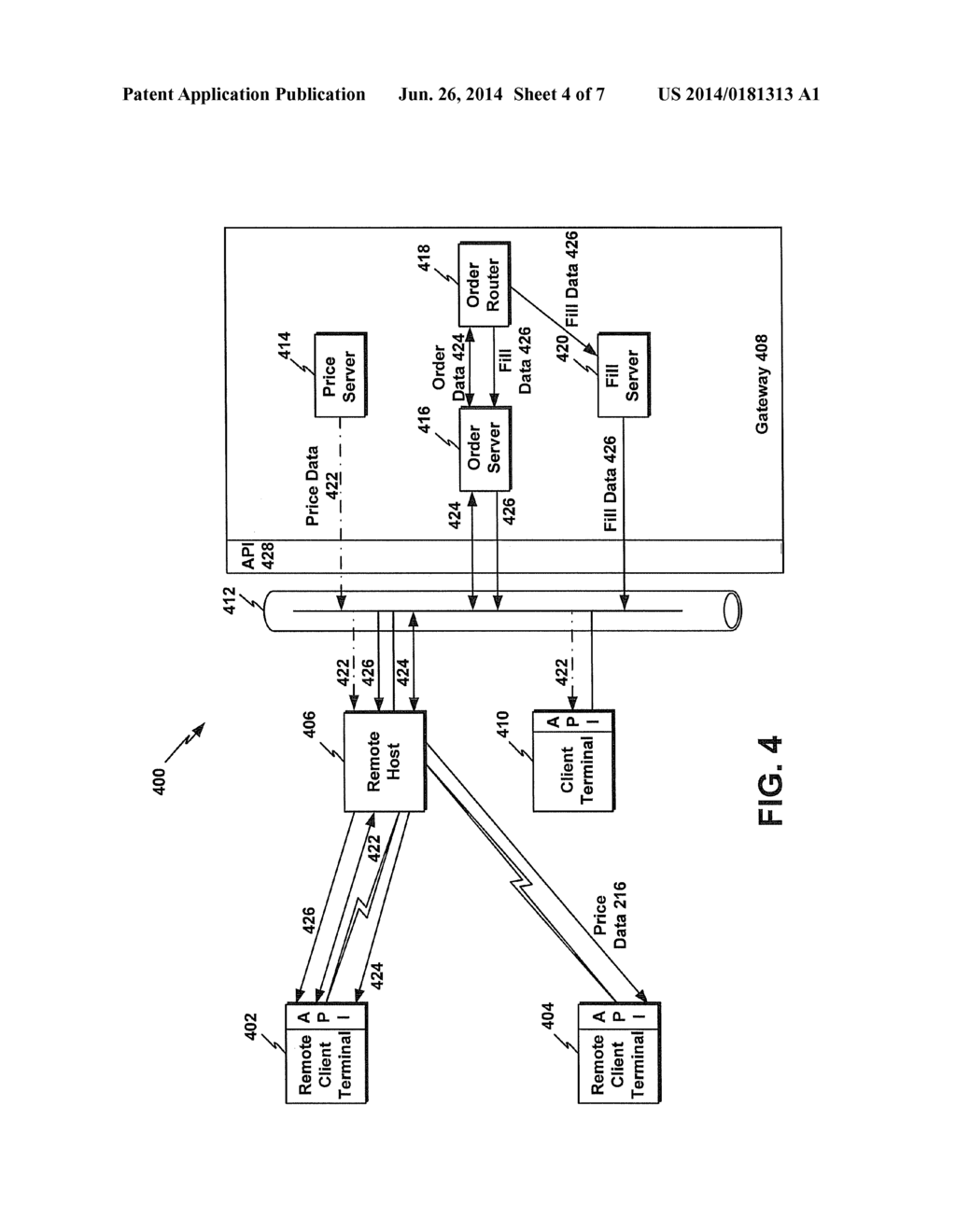 System and Method for Communicating with an Electronic Exchange in an     Electronic Trading Environment - diagram, schematic, and image 05