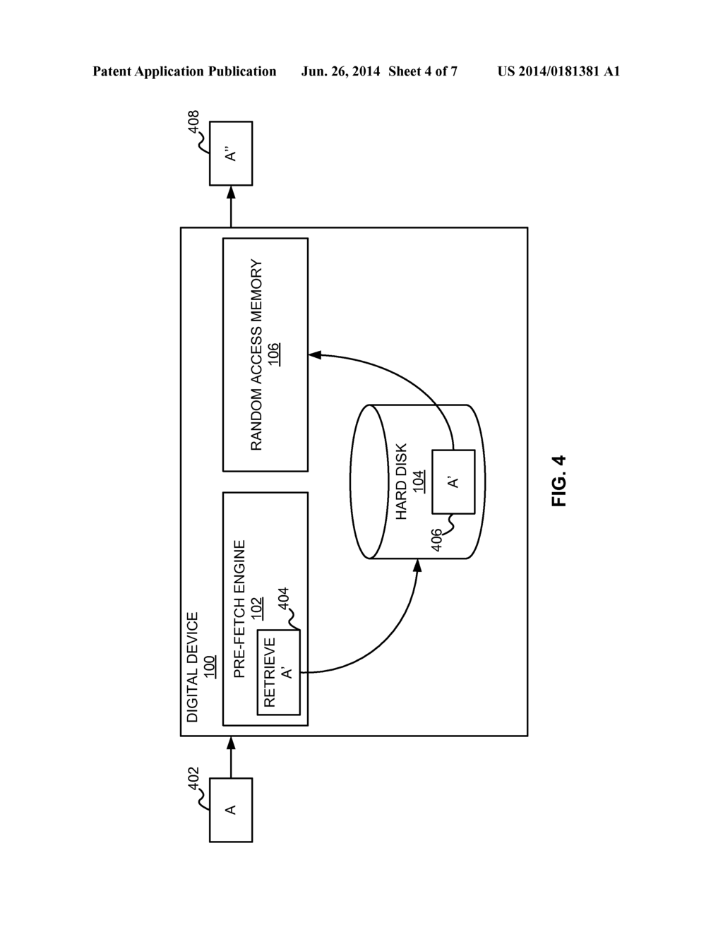 Pre-Fetching Data into a Memory - diagram, schematic, and image 05