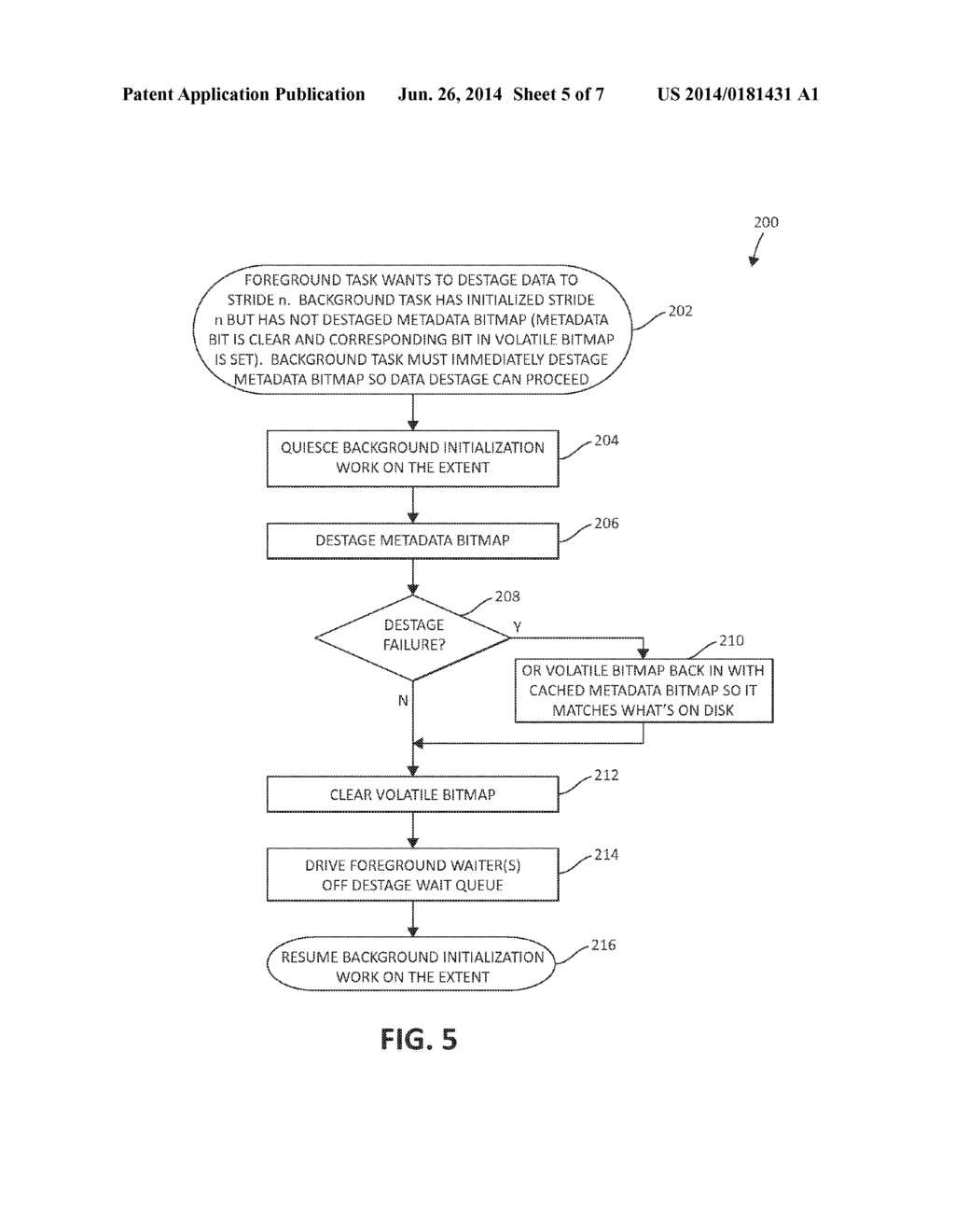 FACILITATION OF SIMULTANEOUS STORAGE INITIALIZATION AND DATA DESTAGE - diagram, schematic, and image 06