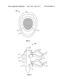 KNEE PAD ATTACHABLE TO A BASE INCLUDING ROLLERS AND A BRAKE TO ASSIST WITH     USER MOVEMENT ON A FLAT SURFACE diagram and image