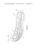 ARTICLES OF FOOTWEAR HAVING LINES OF FLEXION diagram and image