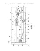 DEVICE FOR SLIDING DOOR LEAVES WITH CO-PLANAR CLOSURE, PARTICULARLY FOR     FURNITURE AND THE LIKE diagram and image